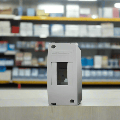 Indoasian Load Centers & Circuit Protection Indoasian Plastic Enclosure Box For SP & DP MCB White