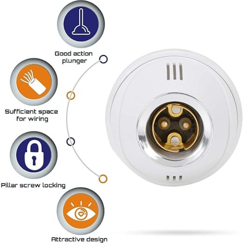 Indoasian Switches & Sockets Indoasian Straight Batten Holder