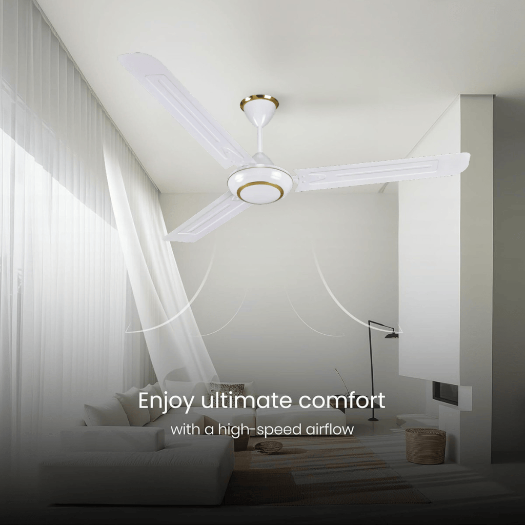 Indoasian Fan & Cooler Indoasian Windasia 1400mm Ceiling Fan  White