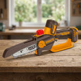 Ingco 6-inch pruning saw on a service bench
