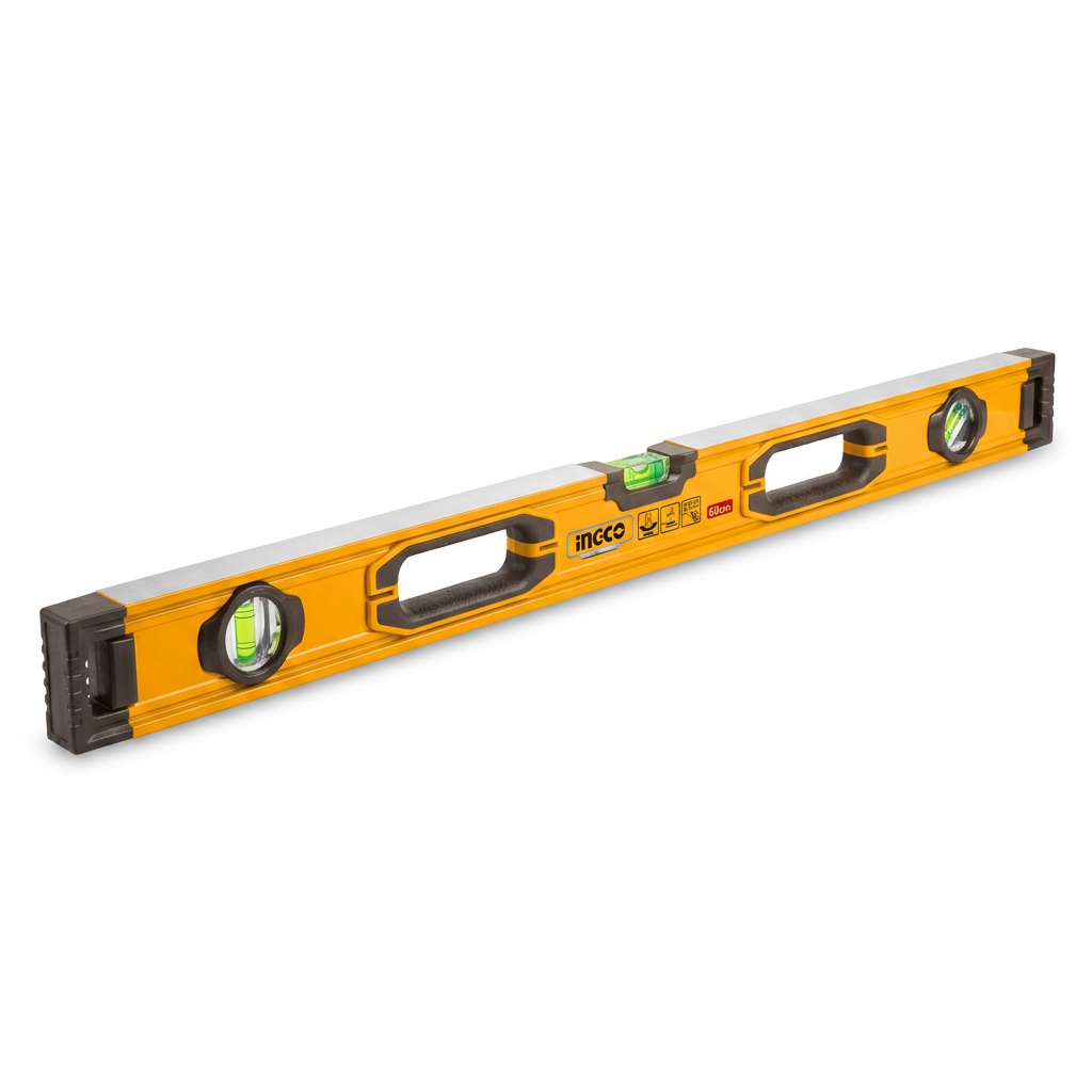 Ingco 80cm aluminium spirit level on white