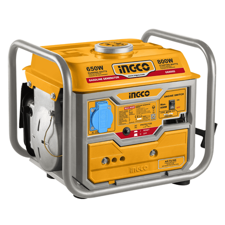Ingco Generator Ingco 0.8 kW Portable 2-Stroke 800W Gasoline Generator - GE8005