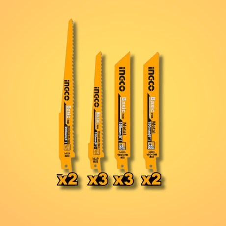 Ingco Saw Blades Ingco 10-Piece Reciprocating Saw Blade Set – RSB1001