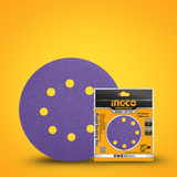 Ingco Sander Ingco 10 Pieces Purple Sanding Disc Set 150mm - AKRS150103