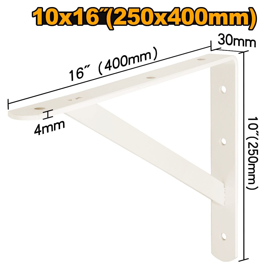 Ingco Brackets & Braces Ingco 10"x16" Heavy Duty Shelf Bracket Set - IHDSB1016