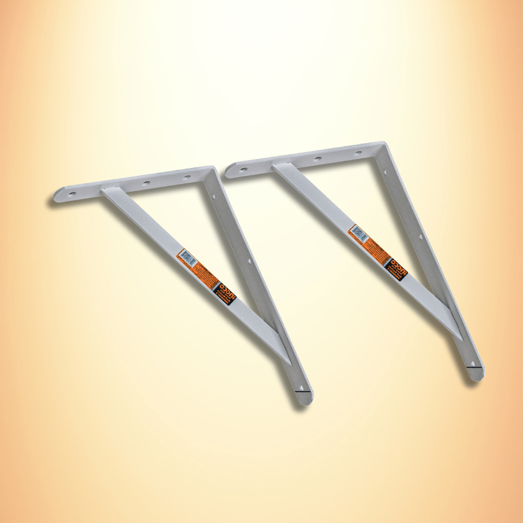 Ingco Brackets & Braces Ingco 10"x16" Heavy Duty Shelf Bracket Set with 200kg Load Capacity – IHDSB1016