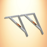 Ingco Brackets & Braces Ingco 10"x16" Heavy Duty Shelf Bracket Set with 200kg Load Capacity – IHDSB1016