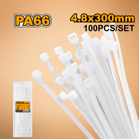 Ingco Fasteners Ingco 100 Pieces Cable Ties - HCT3002