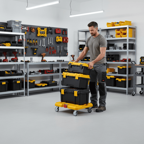 Ingco Lifting & Workshop Equipment Ingco 100kg Mobile Rolling Board & Tool Trolley Base with 4" Wheels - HHWB61001