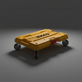 Ingco Lifting & Workshop Equipment Ingco 100kg Mobile Rolling Board & Tool Trolley Base with 4" Wheels - HHWB61001