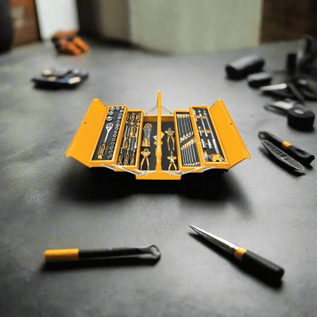 Ingco Tool Chests & Cabinets Ingco 108 Pieces Tool Chest Set with Ratchet Wrenches, Sockets & More – HTCS151081
