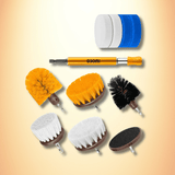 Ingco Cleaning Equipment Accessories Ingco 11-Pieces Cleaning Brush Set – WCB1101