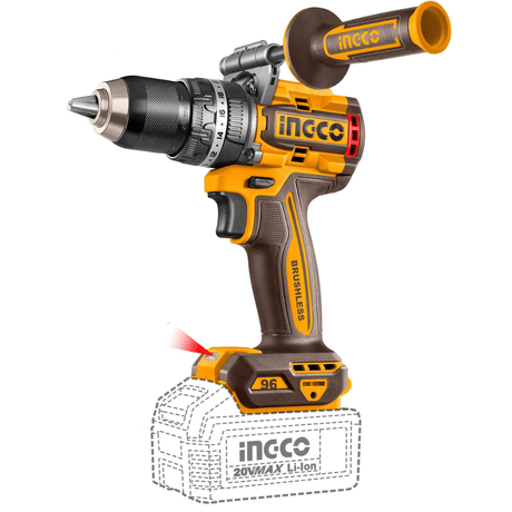 Ingco Drill Ingco 1100W Brushless Impact Drill Without Battery And Charger - CIDLI209685