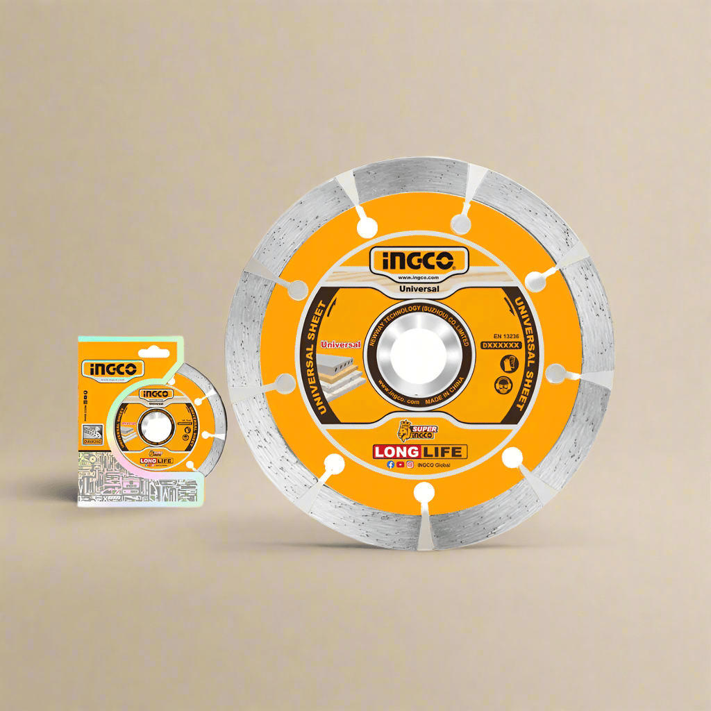 Ingco Grinding & Cutting Wheels Ingco 115(4-1/2")X22.2mm Dry Diamond Disc - DMD011152