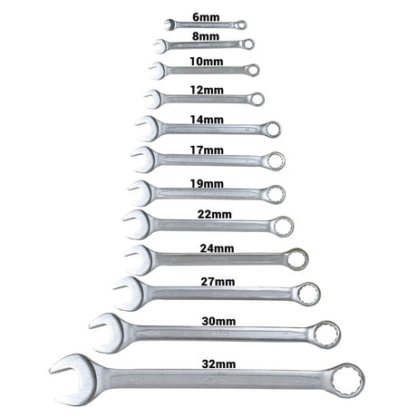 Ingco Wrenches Ingco 12 Pieces Combination Spanner Set - HKSPA1143