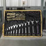 Ingco Wrenches Ingco 12 Pieces Double Open End Spanner Set - HKSPA2142