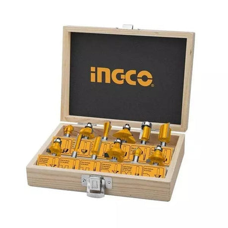 Ingco Router Bits Ingco 12 Pieces Router Bits Set (12mm) - AKRT1221