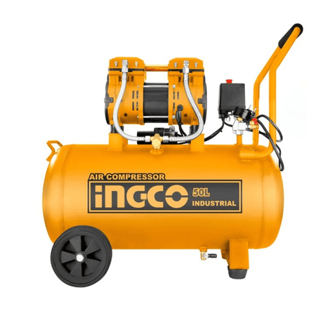 Ingco Compressor & Air Tool Accessories Ingco 1200W Air Compressor with 50L Tank & Oil-Free System – ACS112501