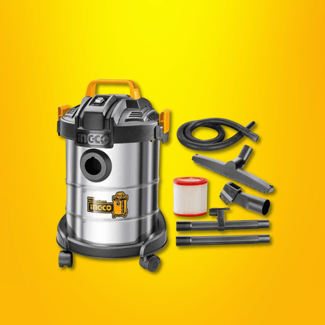 Ingco Steam & Vacuum Cleaner Ingco 12L Wet & Dry Vacuum Cleaner 800W – VC14122