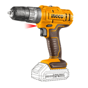 Ingco Drill Ingco 12V Lithium-Ion Cordless Hammer Impact Drill with 2-Speed Gear – CIDLI1228