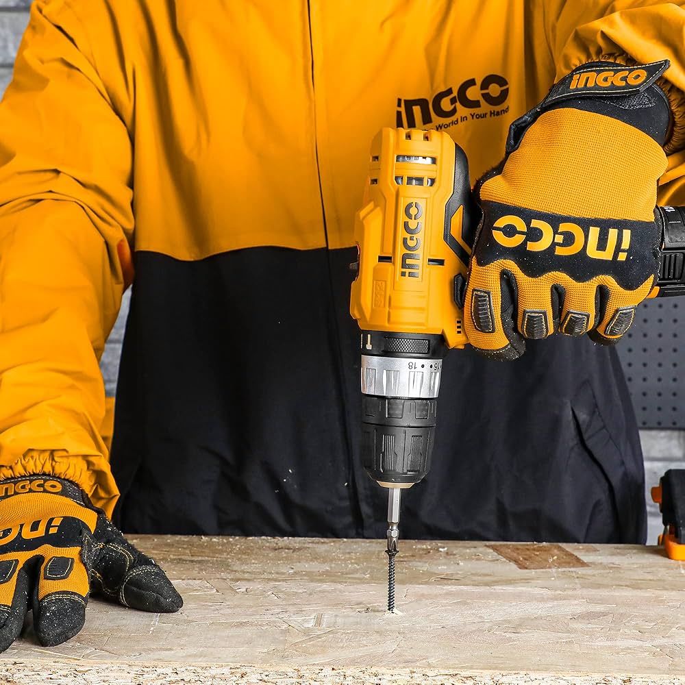 Ingco Drill Ingco 12V Lithium-Ion Cordless Hammer Impact Drill with 2-Speed Gear – CIDLI1228