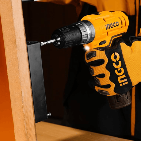 Ingco Drill Ingco 12V Lithium-Ion Cordless Hammer Impact Drill with LED Light – CIDLI12202