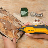 Ingco Rotary & Oscillating Tool Ingco 130W Mini Grinder Kit - MG133281