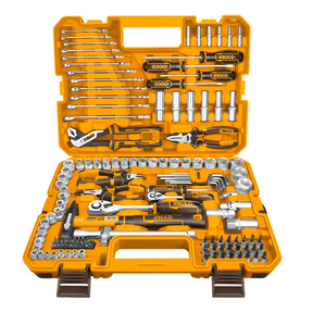 Ingco Sockets & Hex Keys Ingco 137-Piece Combination Tools Set - HKTHP21371