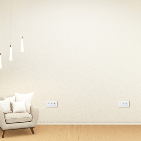 Ingco Switches & Sockets Ingco 13A 2-Gang Switched Double BS Socket – HESST0213A