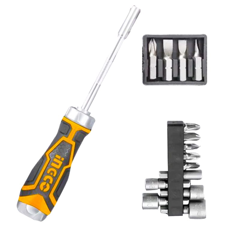 Ingco Screwdrivers Ingco 15 In 1 Ratchet Screwdriver Set - AKISD1508