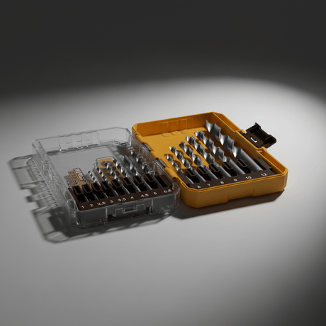Ingco Drill Bits Ingco 15-Piece HSS Metal Drill Bit Set 1–12mm - AKDL51506