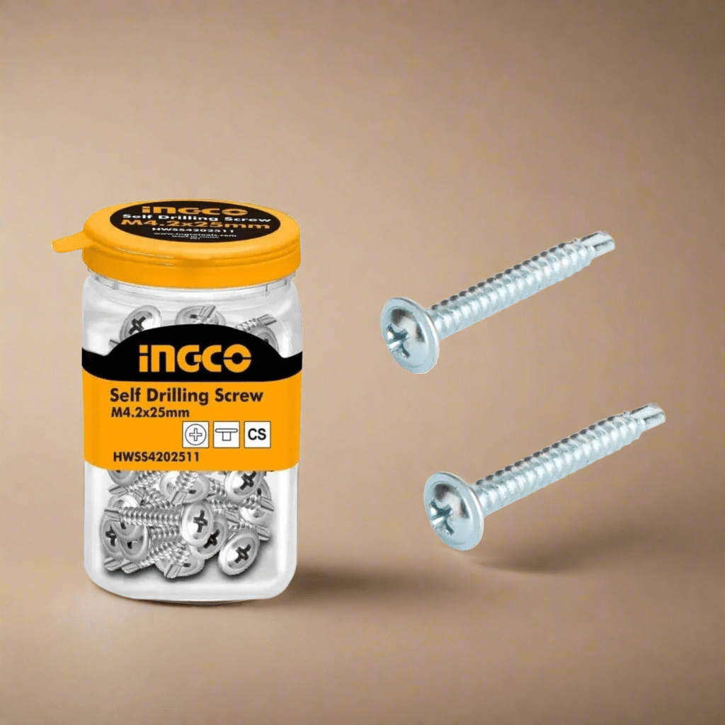 Ingco Fasteners Ingco 150 Pieces Self Drilling Screw ST4.2x25mm - HWSS4202511