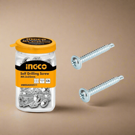 Ingco Fasteners Ingco 150 Pieces Self Drilling Screw ST4.2x25mm - HWSS4202511