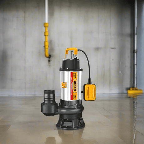 Ingco Submersible Pumps Ingco 1500W Sewage Submersible Pump 2.0HP - SPDB150068