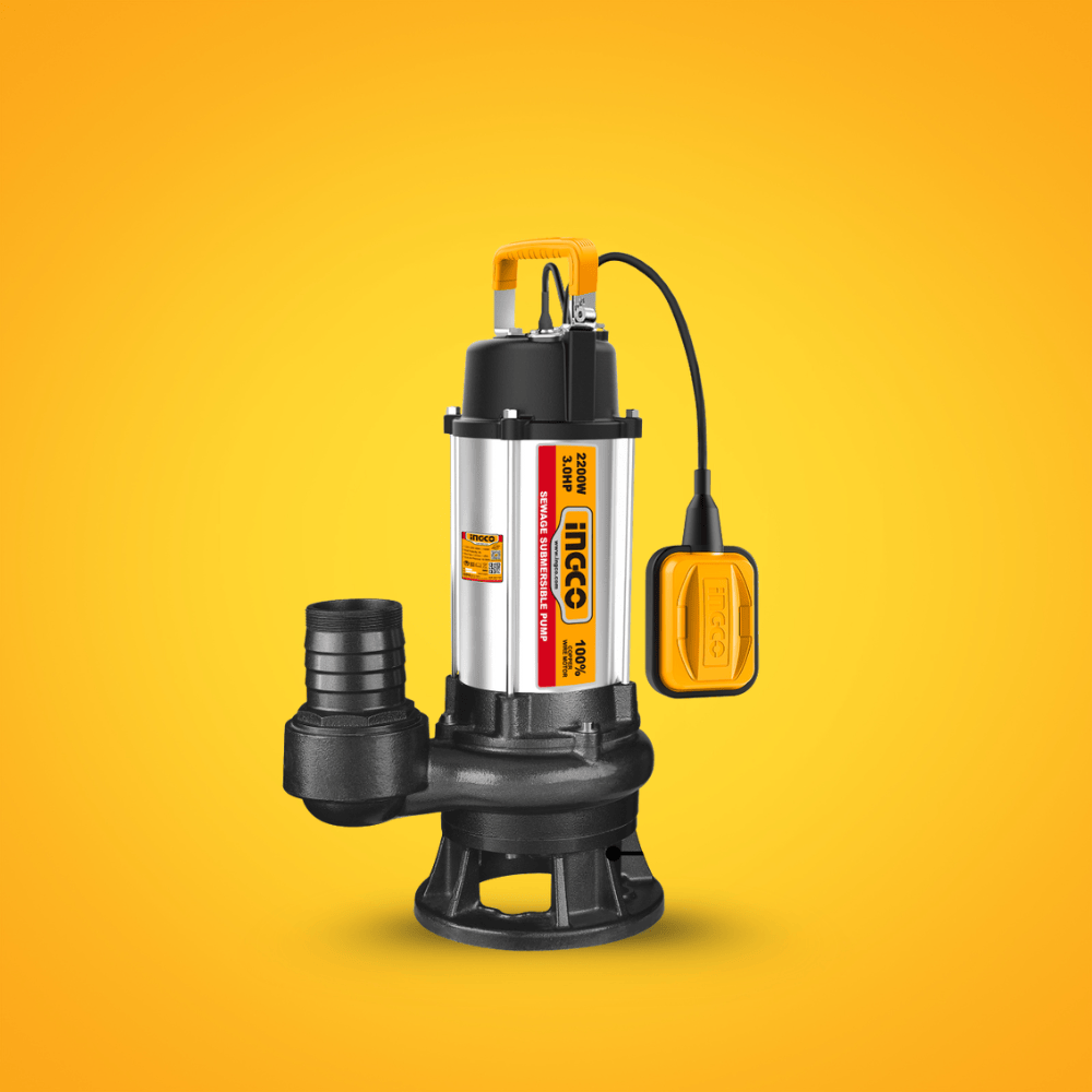 Ingco Submersible Pumps Ingco 1500W Sewage Submersible Pump 2.0HP - SPDB150068