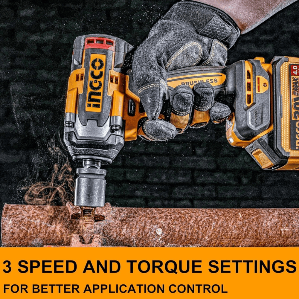 Ingco Power Tool Combo Kit Ingco 152 Pieces Cordless Impact Wrench Tools Set - HKTHP31521