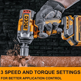 Ingco Power Tool Combo Kit Ingco 152 Pieces Cordless Impact Wrench Tools Set - HKTHP31521