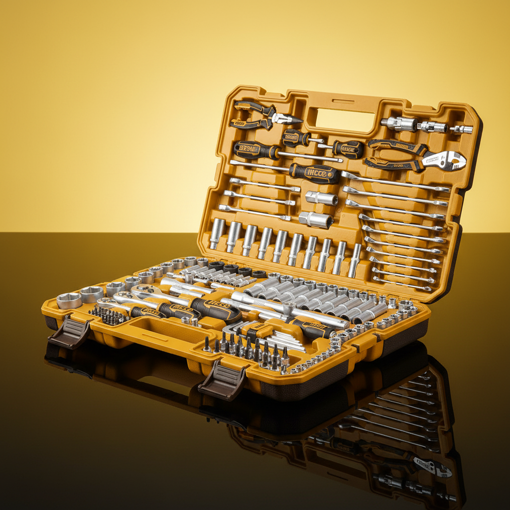 Ingco Tool Chests & Cabinets Ingco 156 Piece Hand Tool Set - Piece -  HKTHP21561