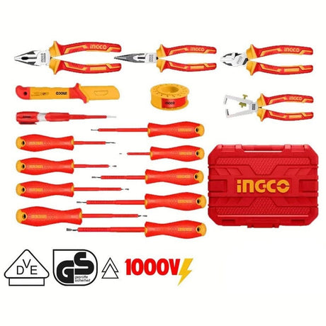 Ingco Tool Set Ingco 16 Pieces Insulated Tools Set - HKITH1601