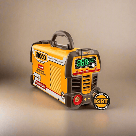 Ingco Welding Machine & Accessories Ingco 160A Inverter MMA Welding Machine with IGBT Technology – ING-MMA16069