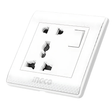Ingco Switches & Sockets Ingco 16A 1-Gang 2 & 3 Pin Switched Universal Socket – HESST1116A