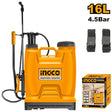 Ingco Spray Gun Ingco 16L Manual Knapsack Sprayer - HSPP41602