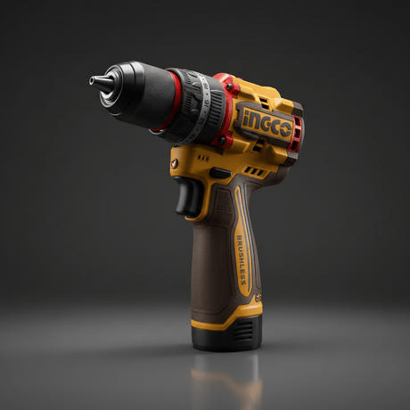 Ingco Drills Ingco 16V Brushless Cordless Impact Drill 13mm with 2 x 2.0Ah Batteries & Charger - CIDLI166062