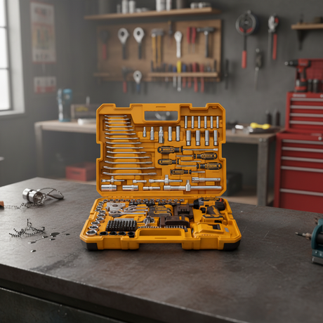 Ingco Tool Chests & Cabinets Ingco 172-Piece Cordless Impact Wrench Tool Set With 2x 4.0Ah Batteries - HKTHP41723