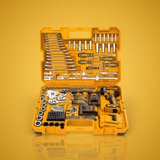 Ingco Tool Chests & Cabinets Ingco 172-Piece Cordless Impact Wrench Tool Set With 2x 4.0Ah Batteries - HKTHP41723