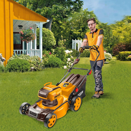 Ingco Lawn Mower Ingco 18" 40V Cordless Lawn Mower with 5.0Ah Battery – LMLI20186