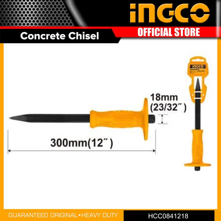 Ingco Chisels Files Planes & Punches Ingco 18mm Concrete Chisel - HCC0841218