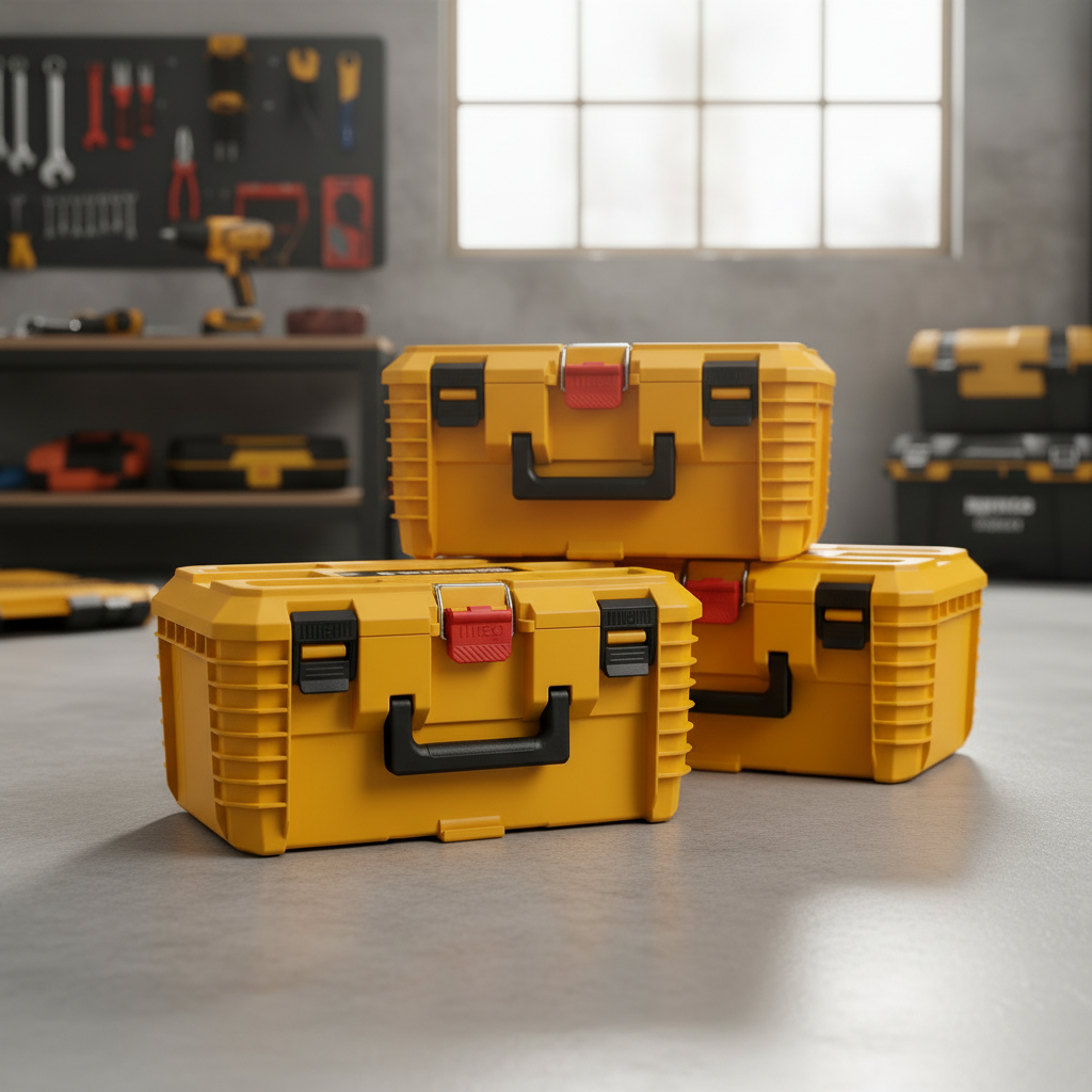 Ingco Tool Boxes Bags & Belts Ingco 19" Stackable Tool Box  With Plastic Claps 25KG  - PBXS103