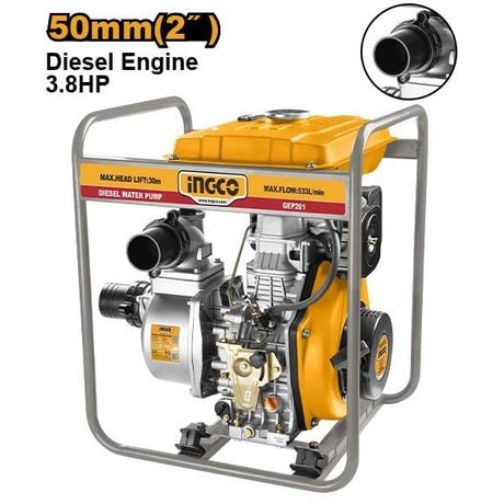 Ingco Diesel Pump Ingco 2" Diesel Pump 3.8HP - GEP201