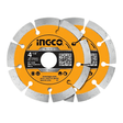 Ingco Grinding & Cutting Wheels Ingco 2-Piece 4.5" Wet & Dry Diamond Disc – DMD0111523